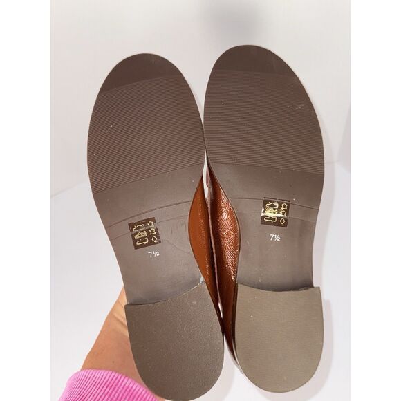 Marc Joseph East Village Leather Penny Loafer NEW Size 7.5 Patent Cognac Brown - Picture 10 of 16
